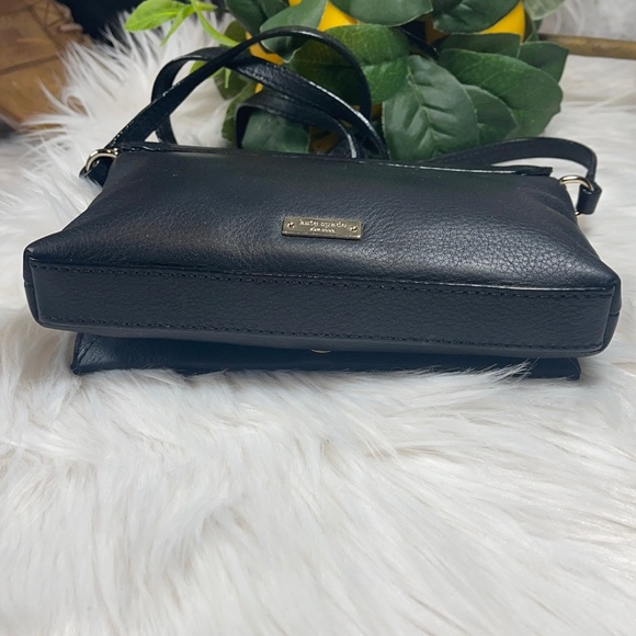 Final 👉🏽 KATE SPADE PURSE IPHONE HOLDER BLACK BOW BAG - Picture 5 of 10